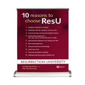 20" Table Top Retractable Banner Stand